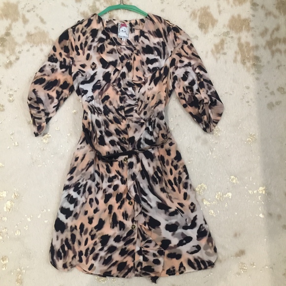 Yoana Baraschi Animal Print Dress - Picture 1 of 3